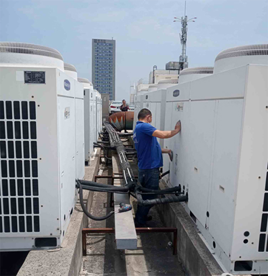 沈丘中央空调制热和不制冷系统维修方法